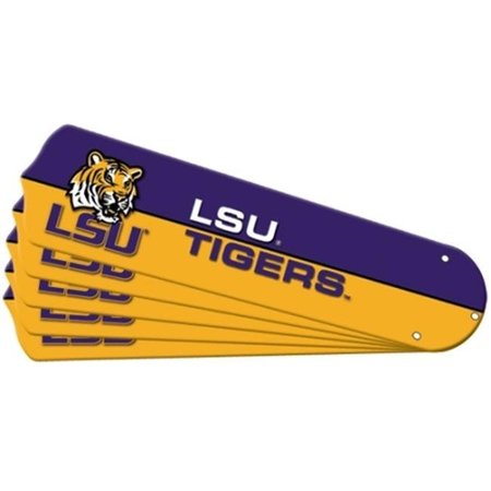 CEILING FAN DESIGNERS Ceiling Fan Designers 7992-LSU New NCAA LSU TIGERS 42 in. Ceiling Fan Blade Set 7992-LSU